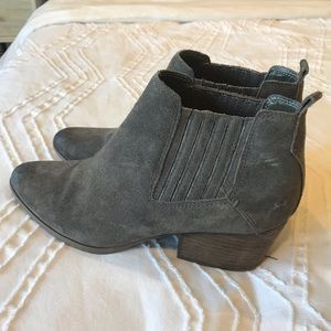 Suede booties